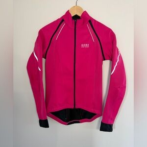 GOREWEAR Women’s Transitional Windstopper Cycling Jacket Shirt Pink Black‎ XS